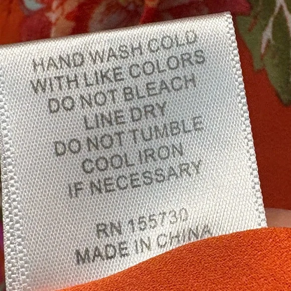 Rose & Olive Floral Print Sleeveless Blouse, Tank, Top, 2X - Picture 4 of 9